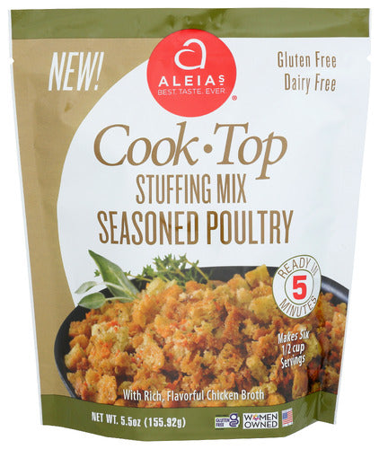 Wholesale Aleias Stuffing Poultry Seasoning Mix 5.5 oz Bag- Bulk