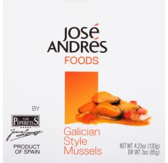 Wholesale José Andrés Galican Mussels 4.23 Oz- Bulk