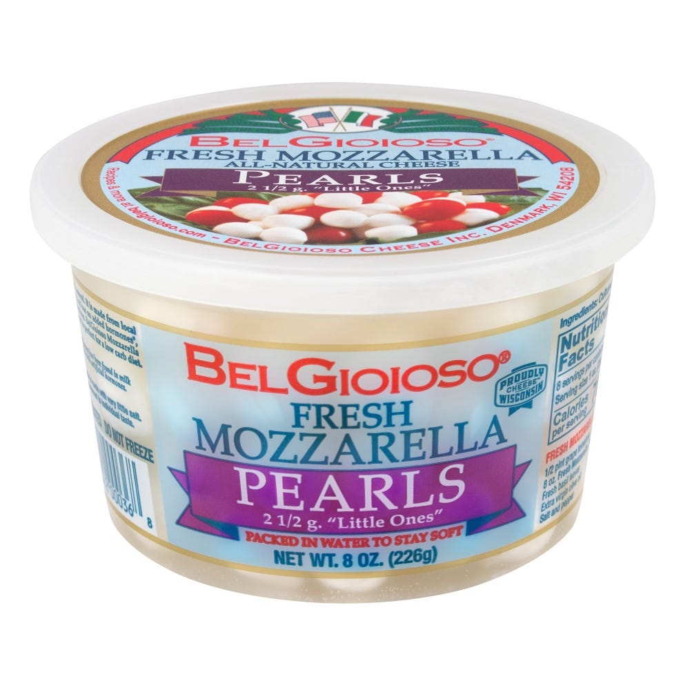 Wholesale BelGioioso Fresh Mozzarella Pearls 8 Oz- Bulk