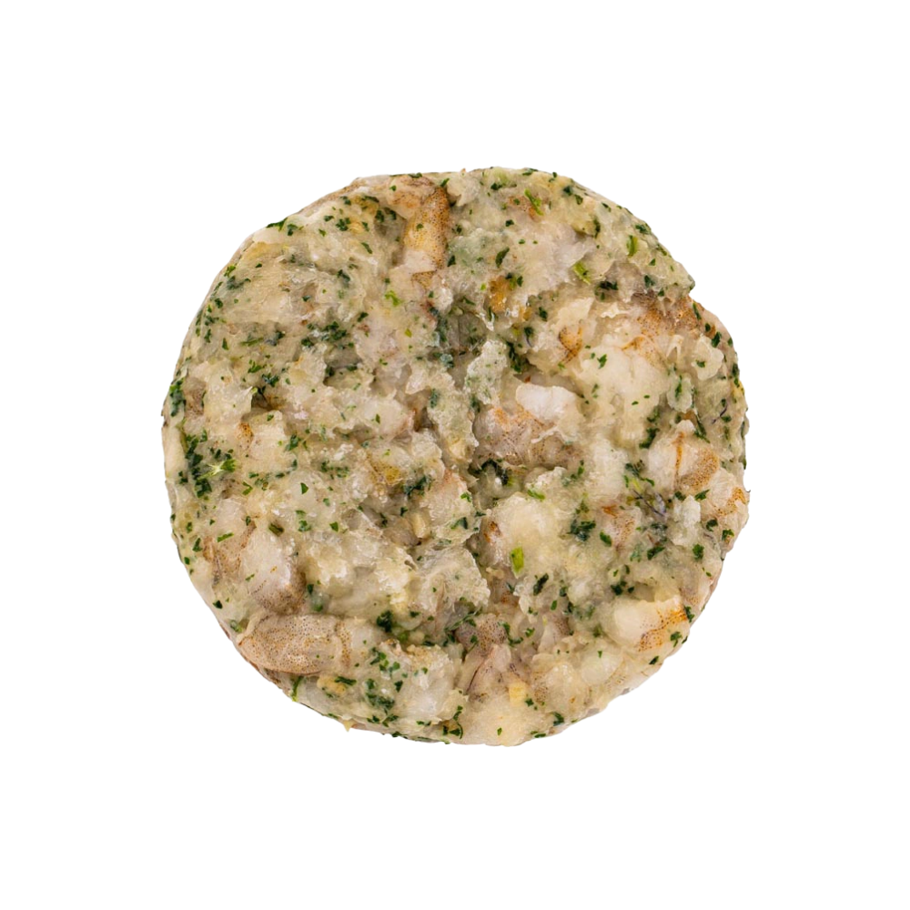 Wholesale Passion Foods Case Shrimp Burger With Garlic & Herb- Bulk