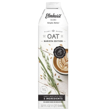 Wholesale Elmhurst Each Barista Oat Milk- Bulk