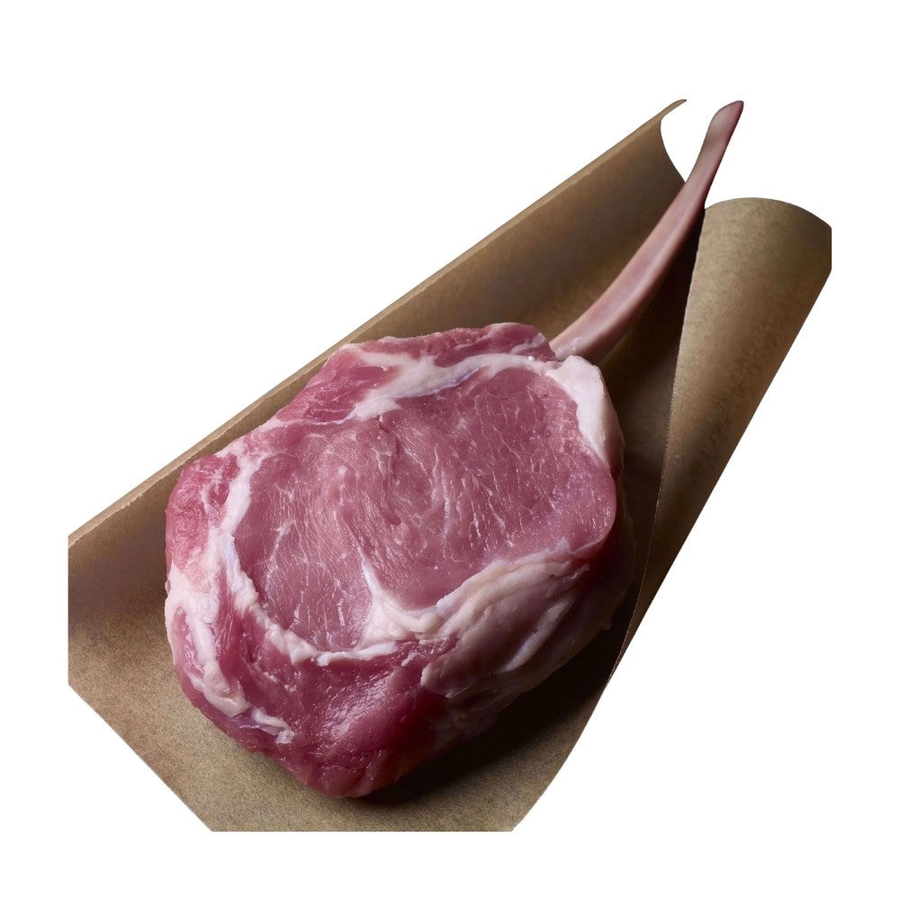 Wholesale White Valley Case Veal Rack Tomahawk Chop 16 Oz- Bulk