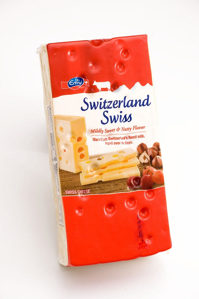 Wholesale Emmi Swiss Split Cut Cheese 6.5 lb- Bulk