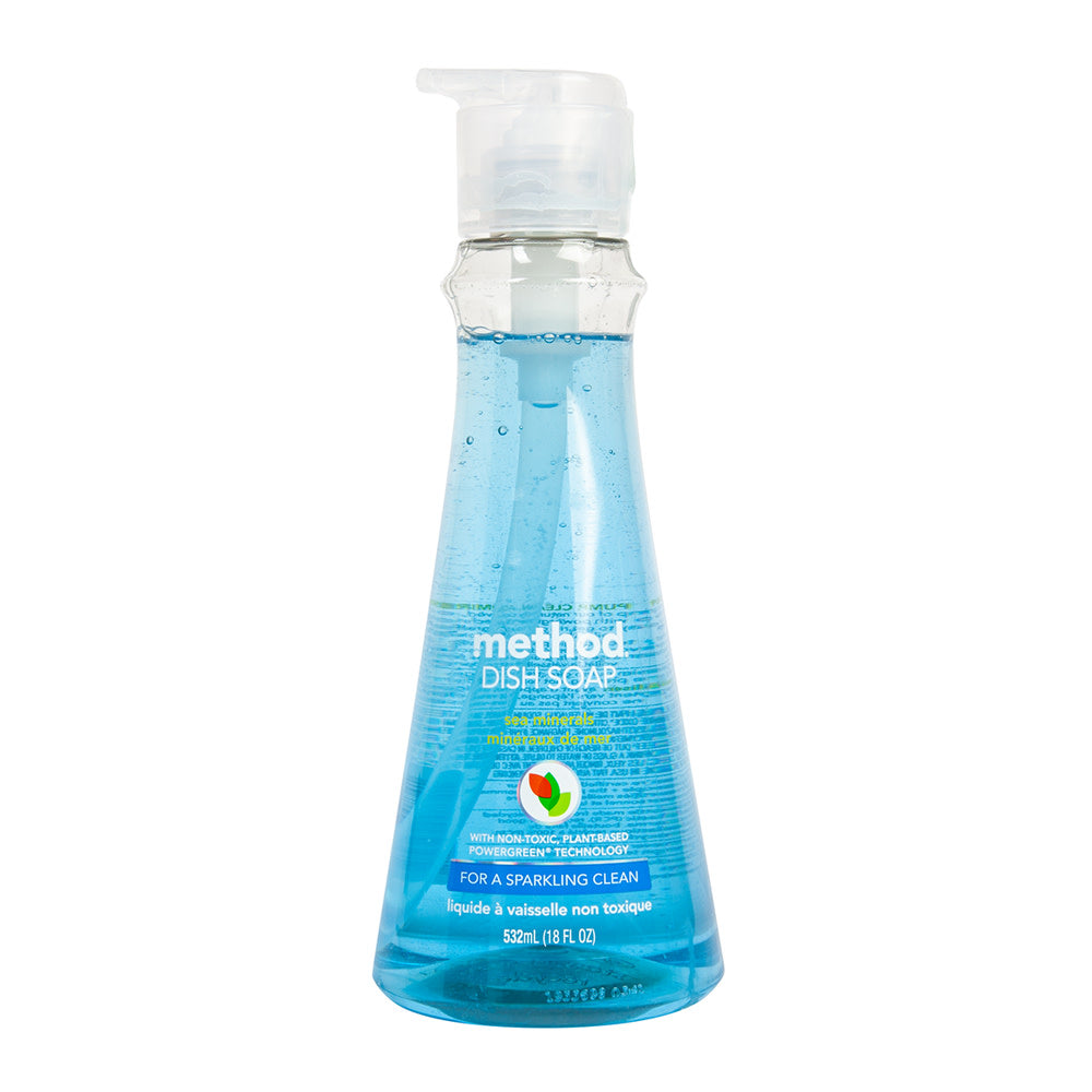 Wholesale Method Sea Minerals Dish Soap 18 Oz Pump Bottle- Bulk