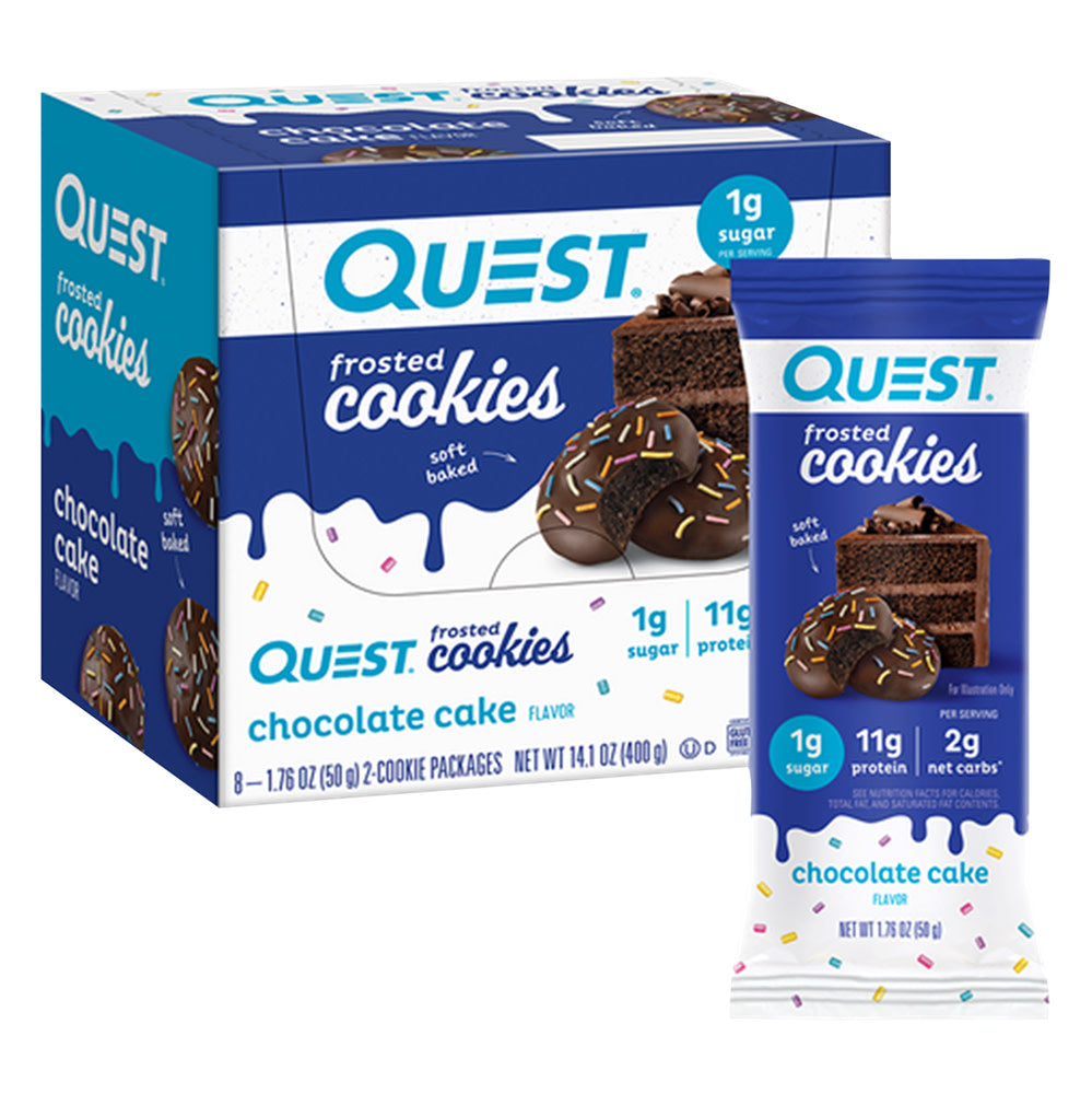Wholesale Quest Chocolate Cake Frosted Cookie 1.76 Oz- Bulk