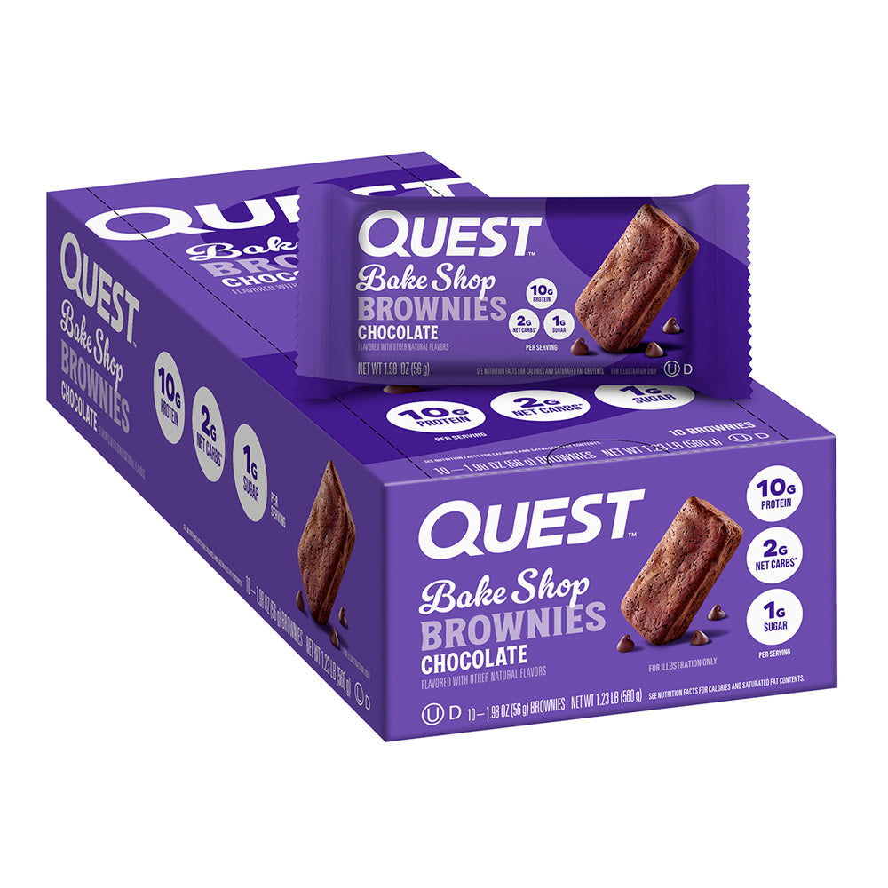 Wholesale Quest Bake Shop Chocolate Brownie 1.98 Oz- Bulk
