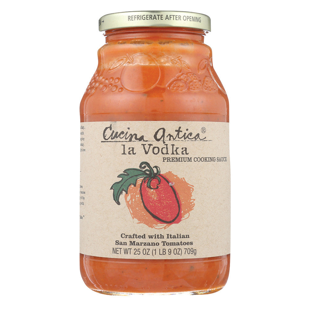 Wholesale Cucina Antica La Vodka Sauce 25 Oz Jar- Bulk