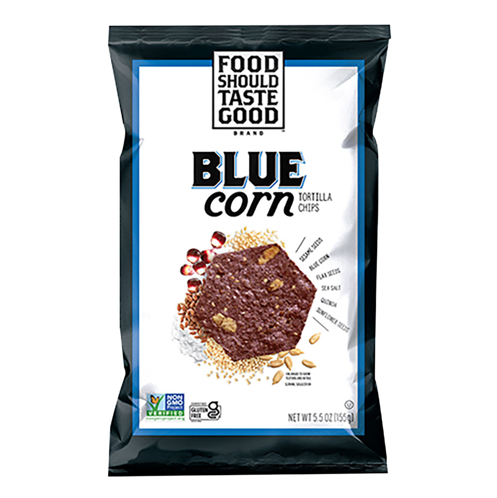 Wholesale Fstg Blue Corn Tortilla Chips 5.5 Oz Bag- Bulk
