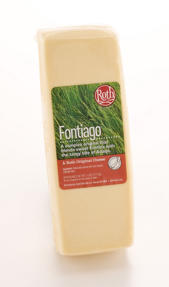 Wholesale Fontiago Loaf Cheese 6 lb- Bulk
