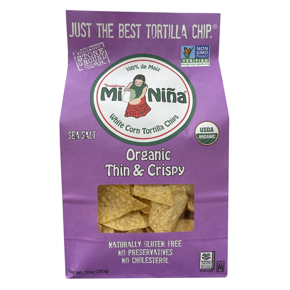 Mi Nina Thin & Crispy Tortilla Chips 10 Oz Bag