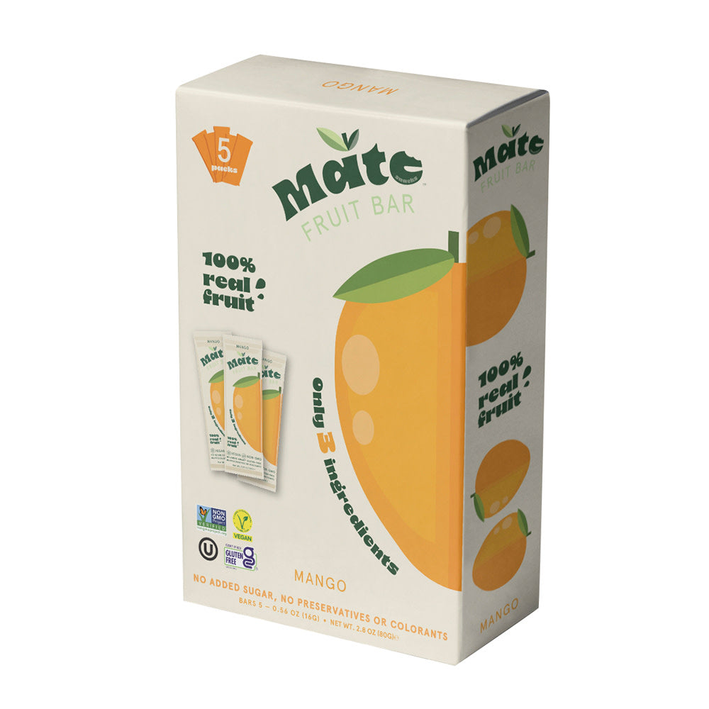 Wholesale Mate Fruit Bar - Mango(5Ct) 2.8Oz- Bulk
