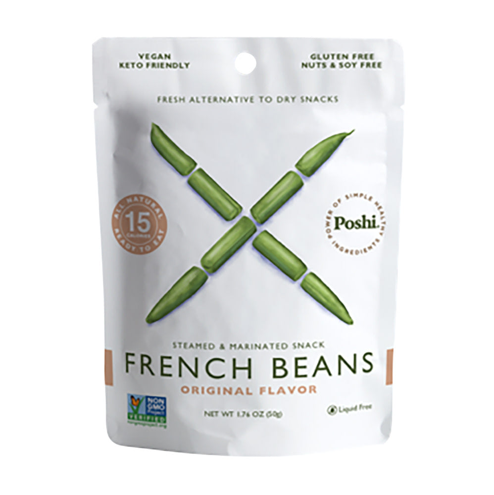 Poshi French Beans Snack Lime & Garlic 1.76 Oz