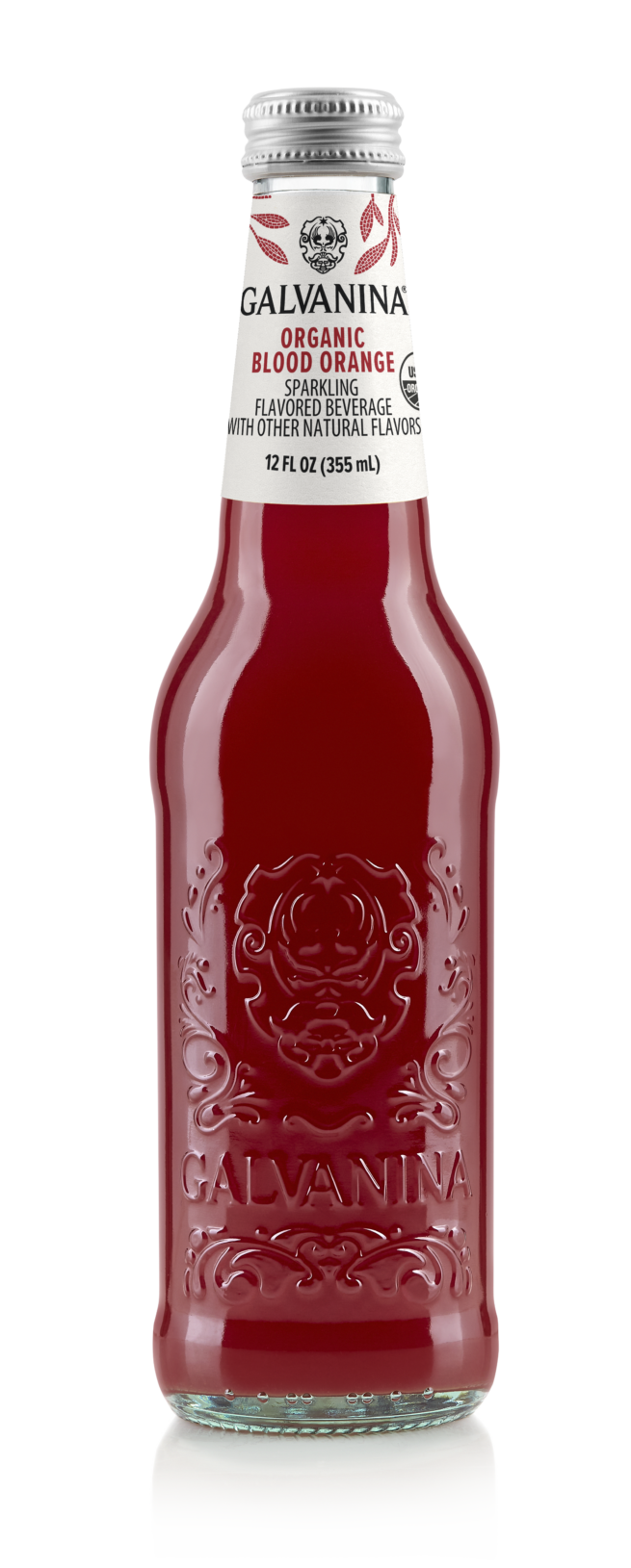 Wholesale Organic Blood Orange Soda Soda Galvanina 355 ML- Bulk