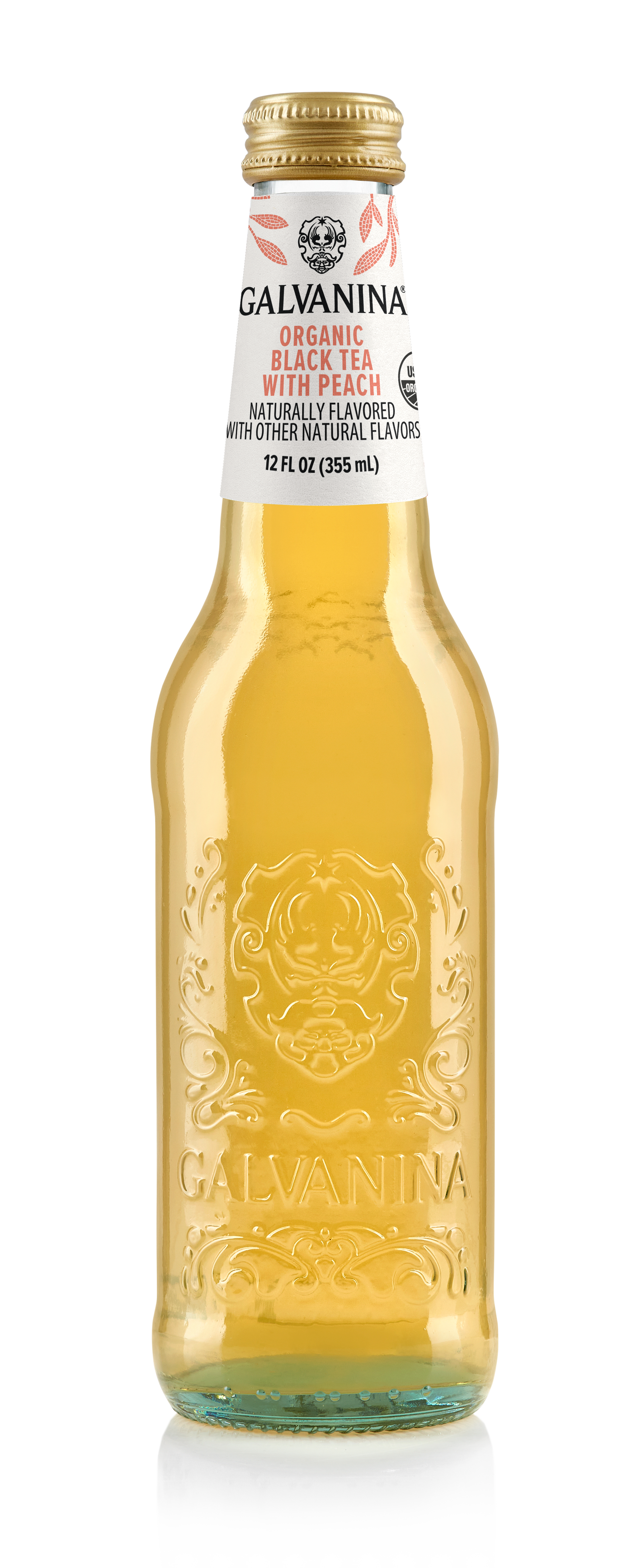 Wholesale Organic Peach Tea Tea Galvanina 355 ML- Bulk