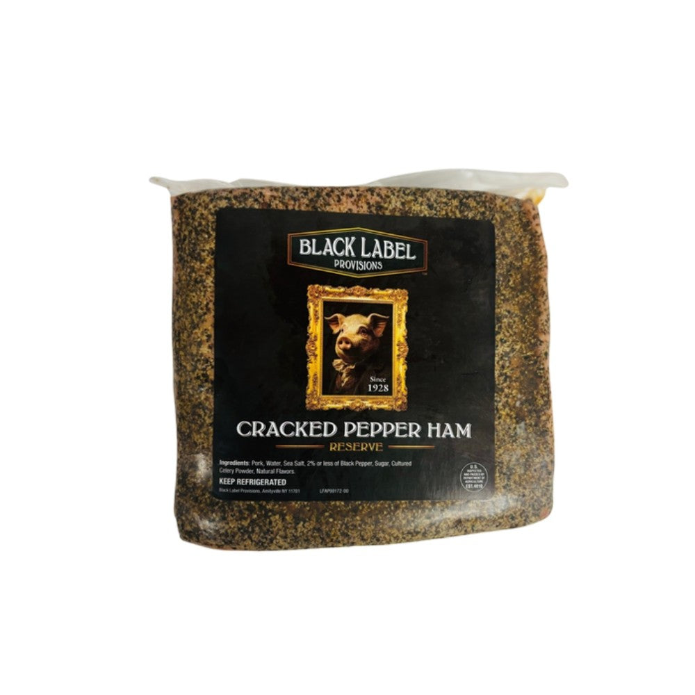 Wholesale Black Label Pr Each Cracked Black Pepper Ham- Bulk