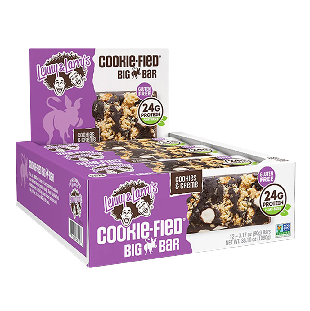 Wholesale Lenny & Larry'S Cookies & Crème Cookie-Fied Big Bar 3.17 Oz- Bulk