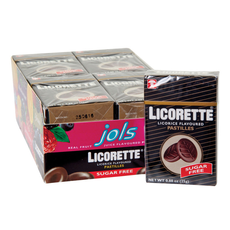 Wholesale Jols Sugar Free Licorette Pastille 0.88 Oz Box- Bulk