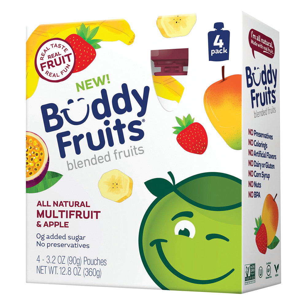Buddy Fruit Multifruit Fruit & Apple Pouch 12.8 Oz