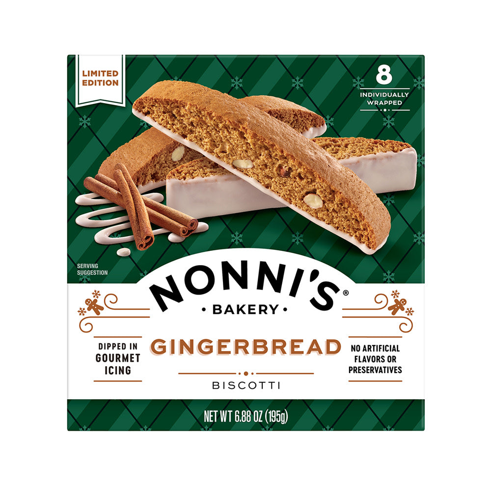 Wholesale Nonni’S Gingerbread Biscotti 6.88 Oz Box- Bulk