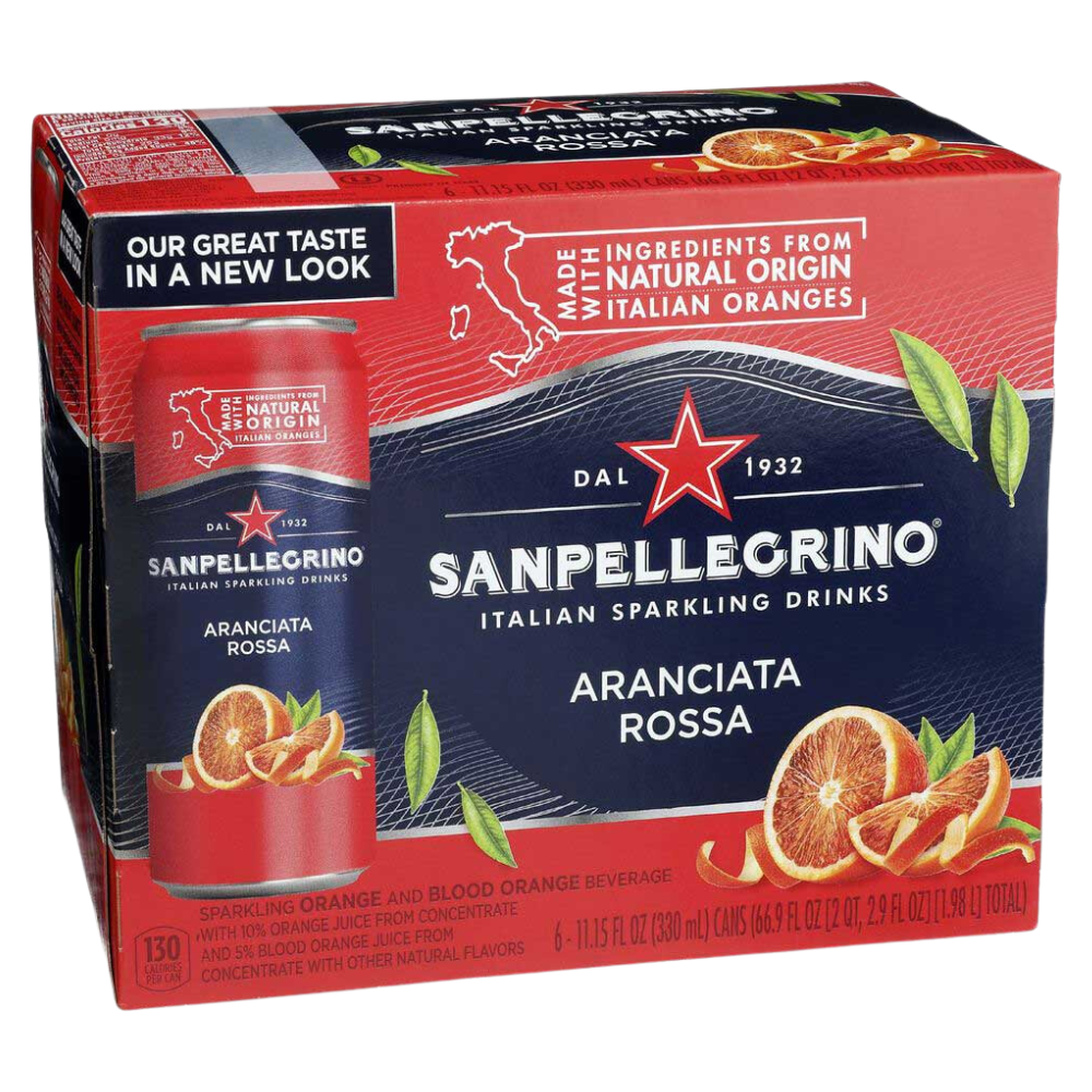 Wholesale Sanpellegrino Sparkling Aranciata Rosa Beverage | 6 pk 330ml/11oz- Bulk