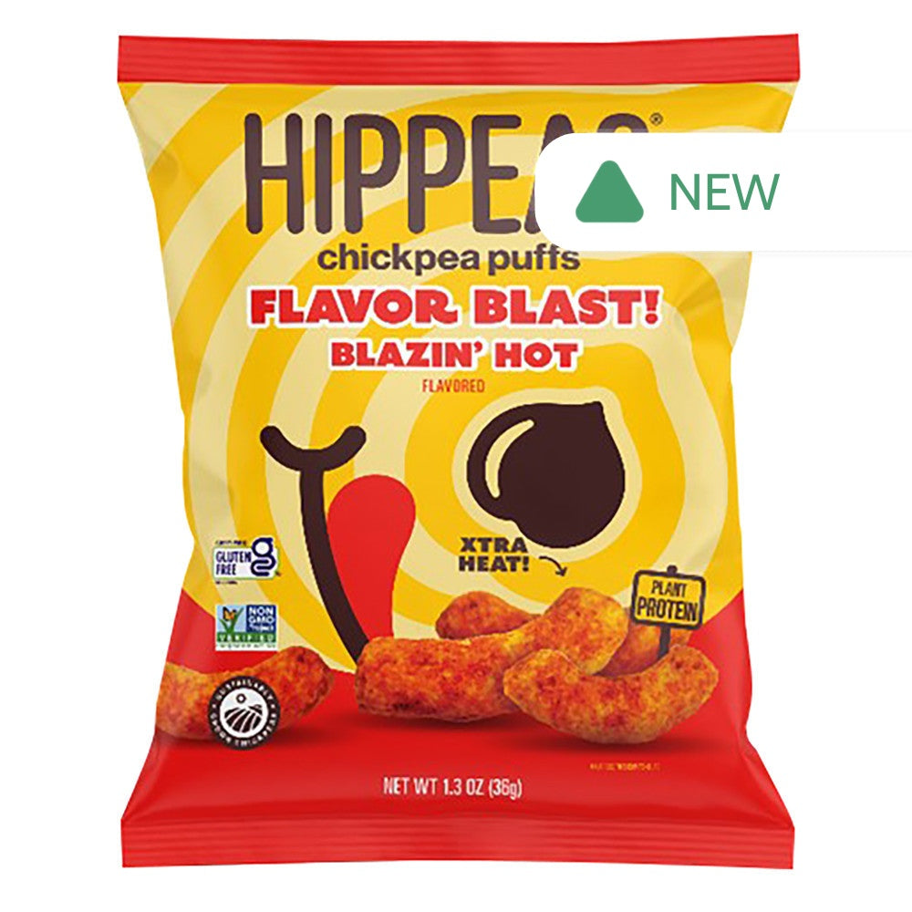 Wholesale Hippeas - Chickpea Puffs - Blazin' Hot - 1.3Oz- Bulk