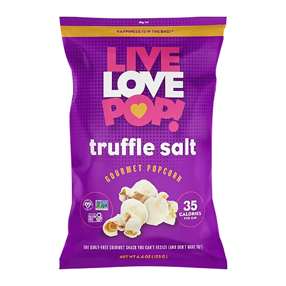 Wholesale Live Love Pop! Truffle Sea Salt Gourmet Popcorn 4.4 Oz Bag- Bulk