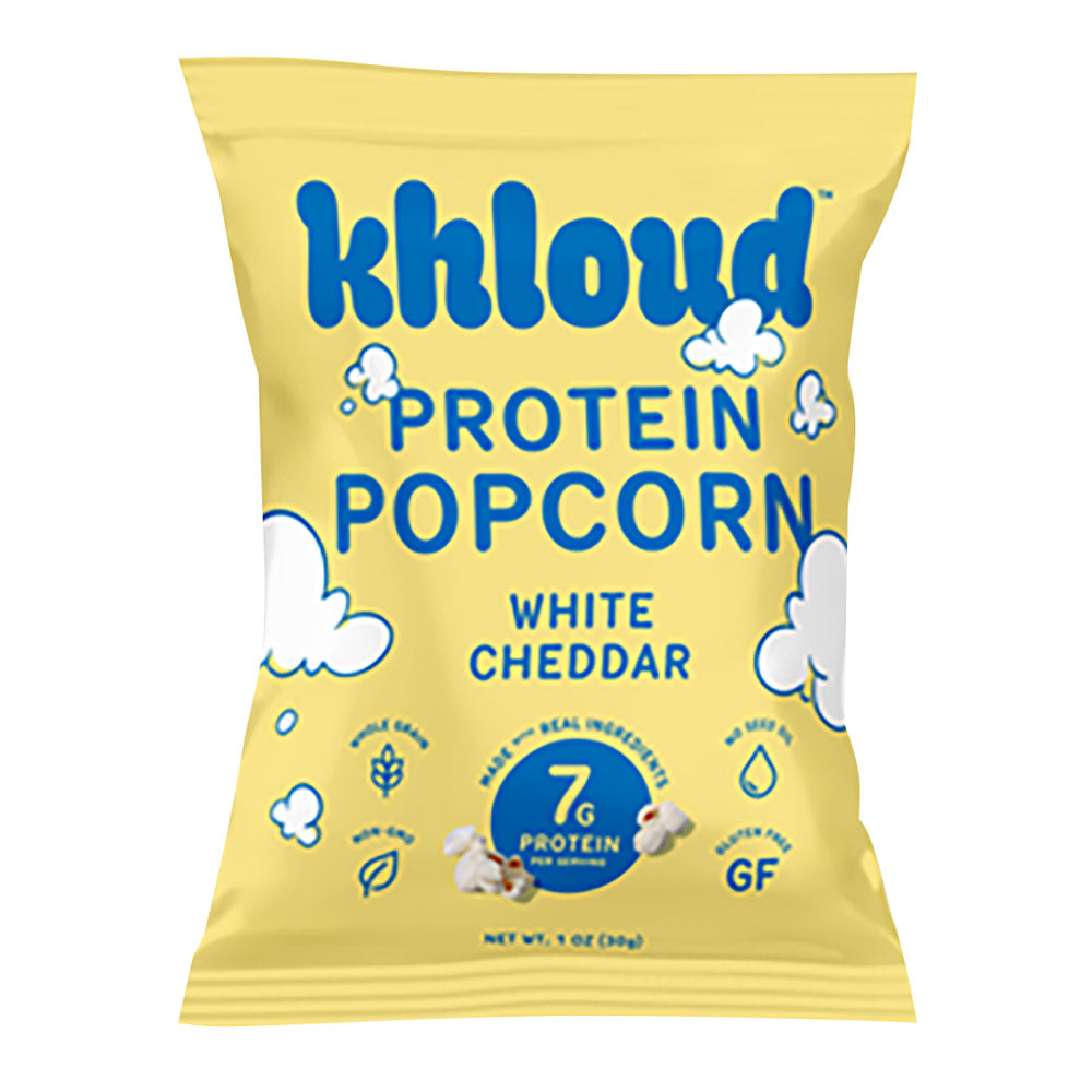 Wholesale Khloud - Protein Popcorn White Cheddar - 1Oz- Bulk