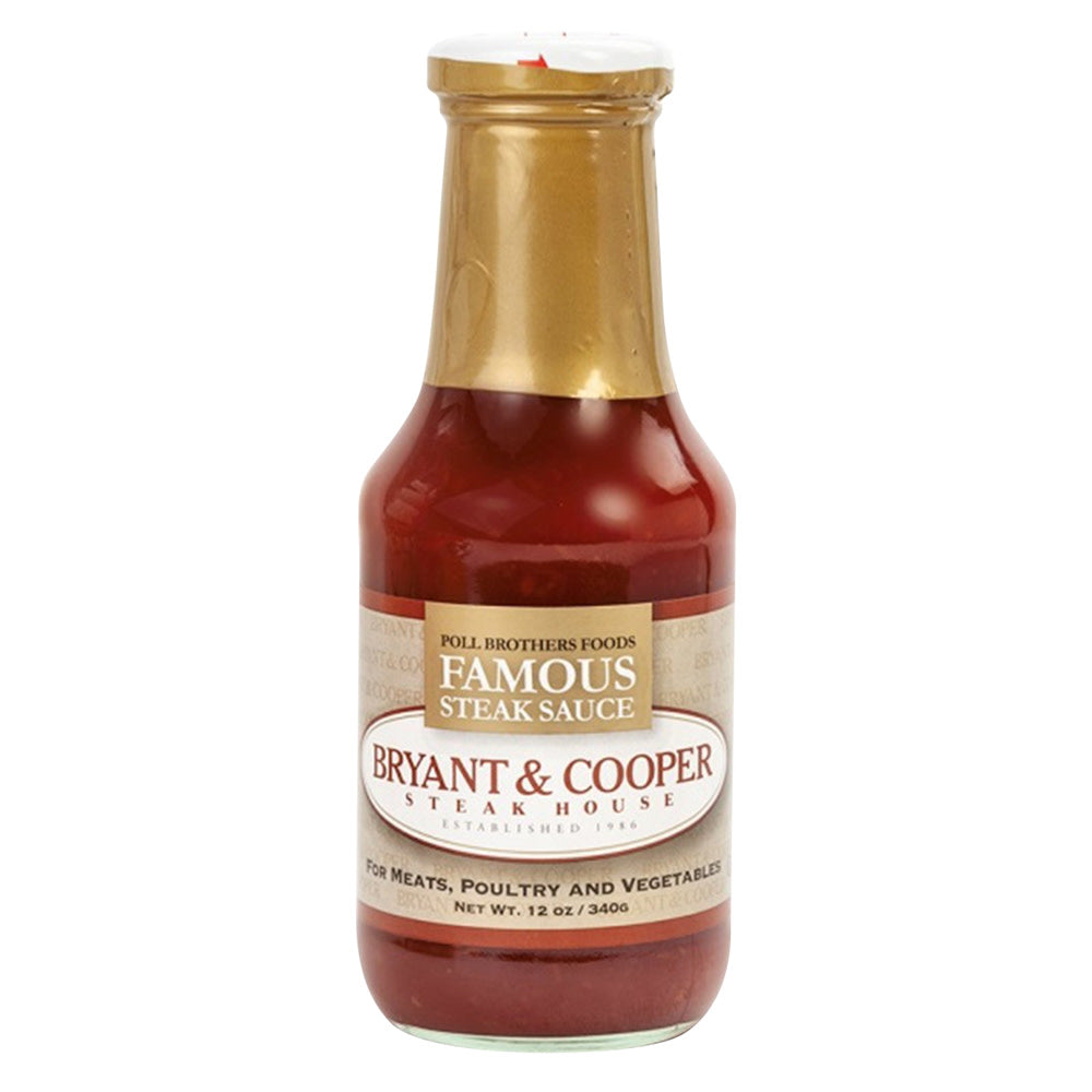Wholesale Bryant & Cooper Steak Sauce 12 Oz Bottle- Bulk