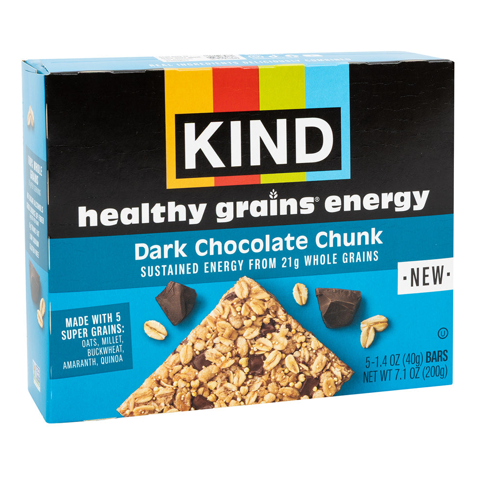 Wholesale Kind Dark Chocolate Chunk Energy Bar 7.05 Oz Box- Bulk