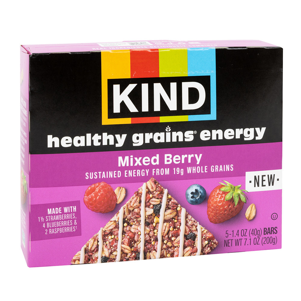 Wholesale Kind Mixed Berry Energy Bar 7.05 Oz Box- Bulk