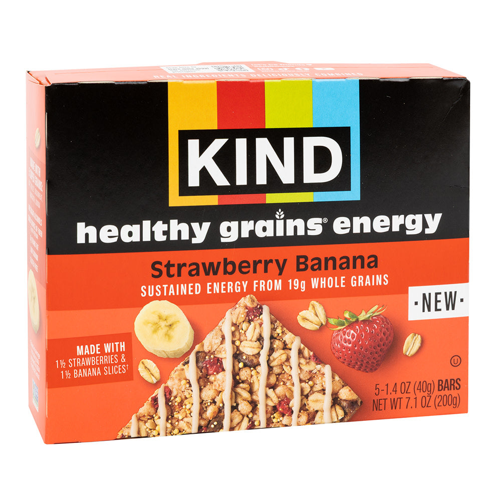 Wholesale Kind Strawberry Banana Energy Bar 7.05 Oz Box- Bulk