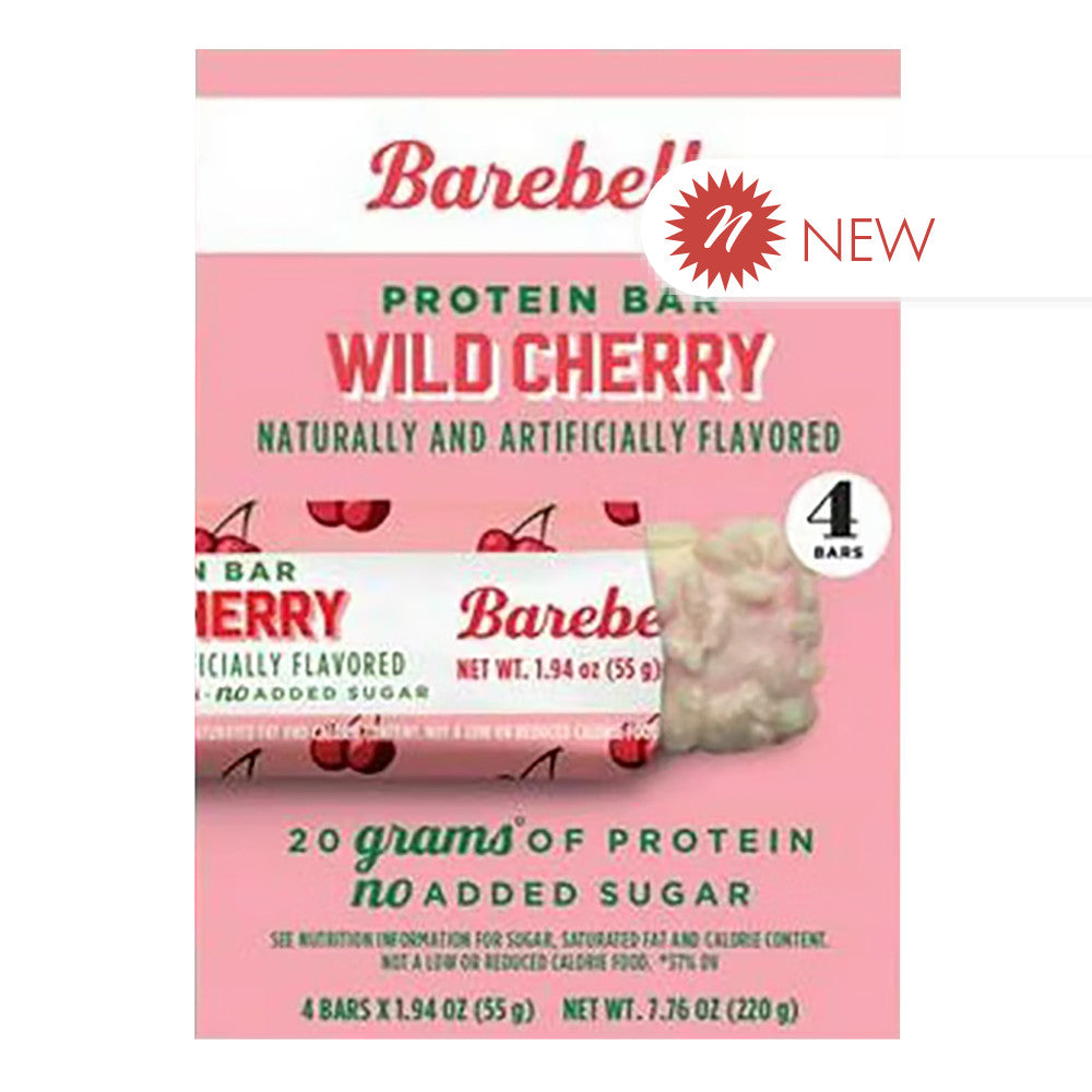 Wholesale Barebells - Wild Cherry Bars (4Ct) - 7.76Oz- Bulk