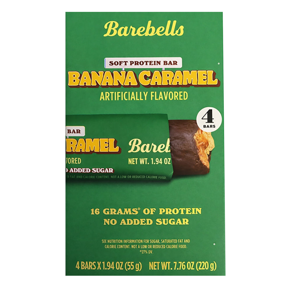 Wholesale Barebells - Banana Caramel Bars (4Ct) - 7.76Oz- Bulk