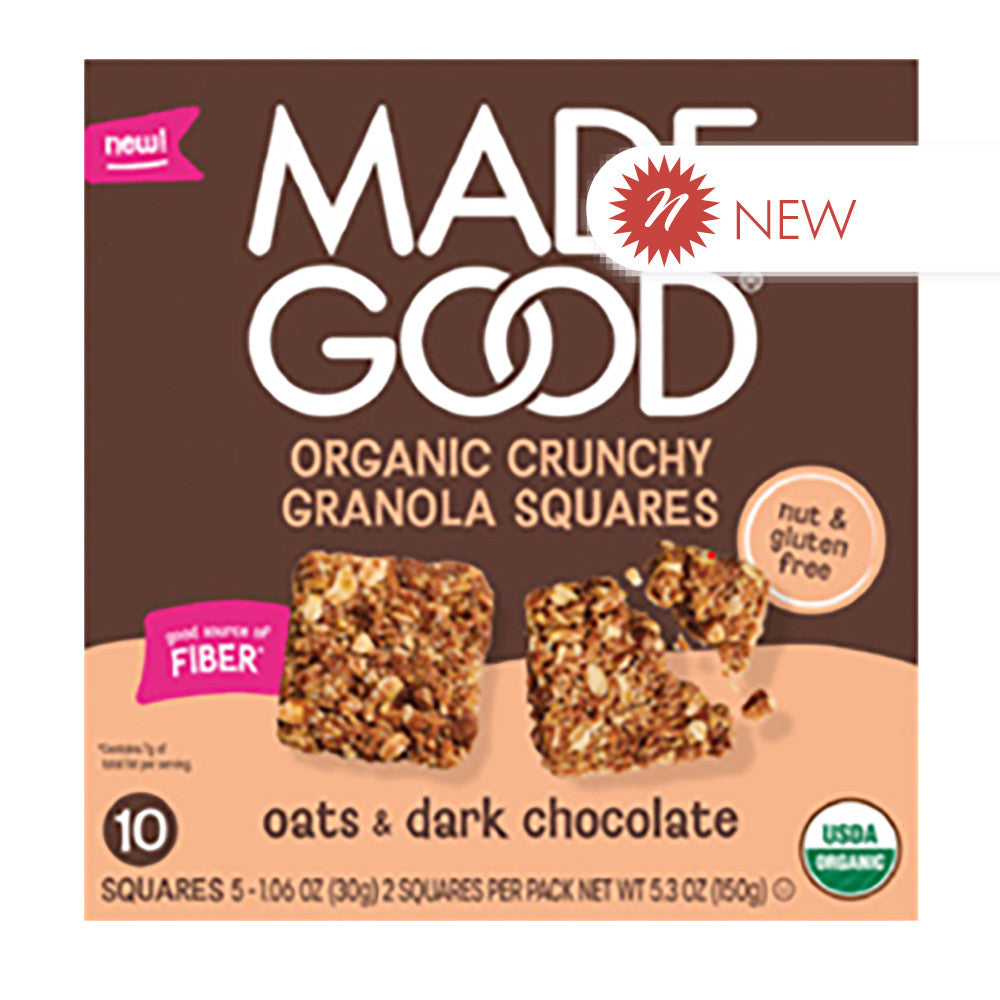 Wholesale Madegood - Crunchy Gran Sqs Oat&Dk Chc(5Ct) - 5.3Oz- Bulk