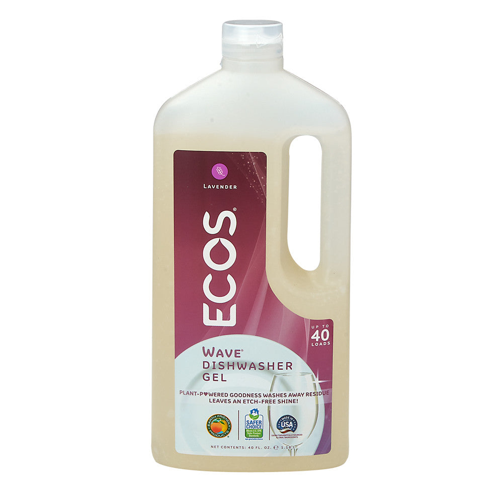 Wholesale Earth Friendly Wave Lavender Auto Dishwasher Gel 40 Oz Jug- Bulk