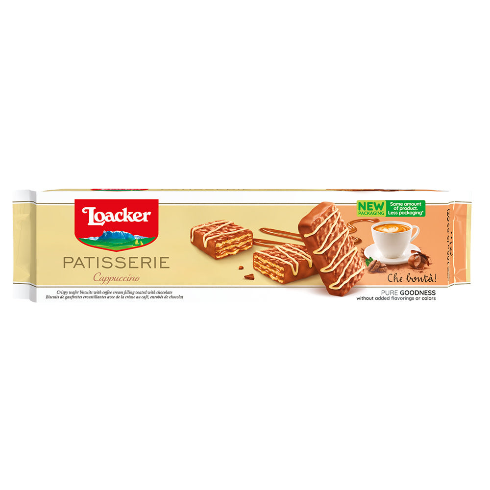 Wholesale Loacker Pasticceria Cappuccino Biscuits 3.53 Oz Box- Bulk