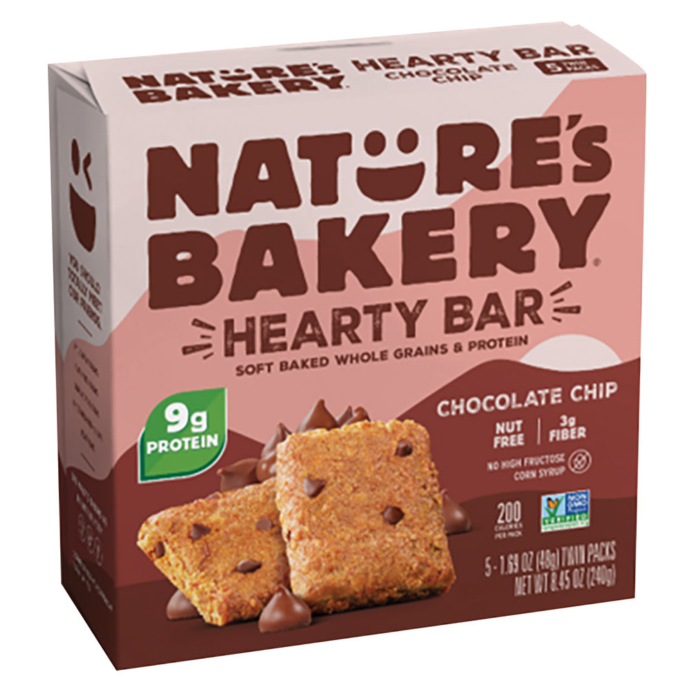 Wholesale Nature'S Bakery Chocolate Chip Hearty Bars 8.45 Oz Box- Bulk