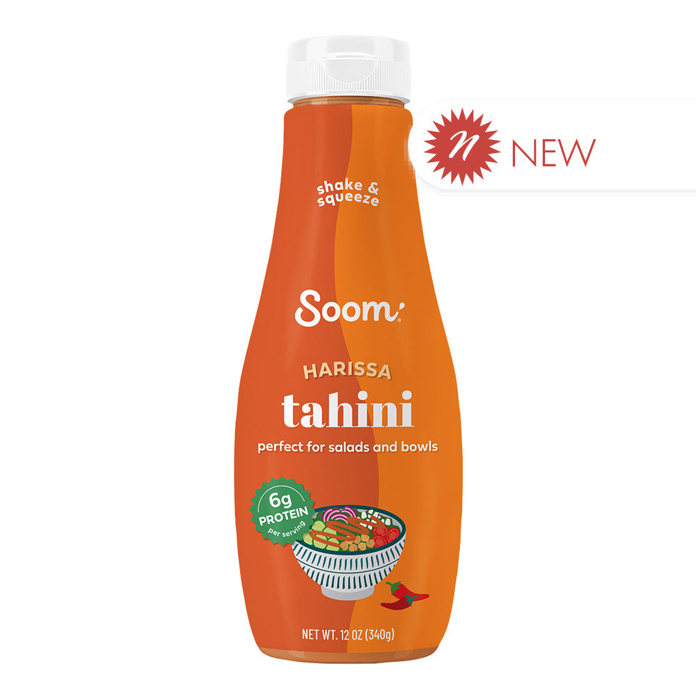 Wholesale Soom - Harissa Tahini Squeeze - 12Oz- Bulk