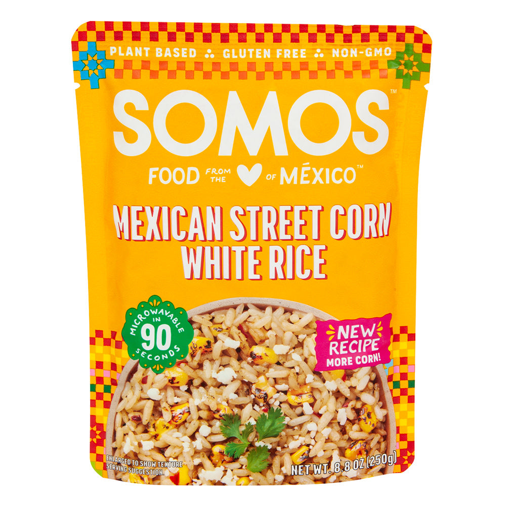 Wholesale Somos Mexican Street Corn White Rice 8.8 Oz Pouch- Bulk