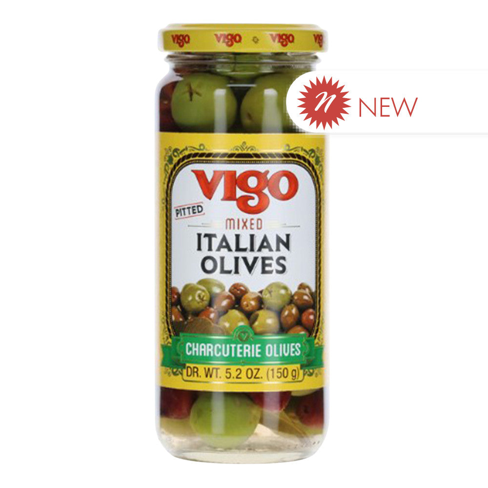 Wholesale Vigo Pitted Italian Mixed Olives - 5.2Oz- Bulk