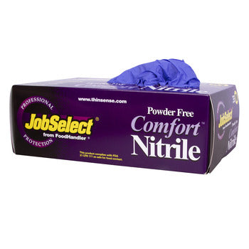 Wholesale Foodhandler Medium Blue Nitrile Gloves- Bulk