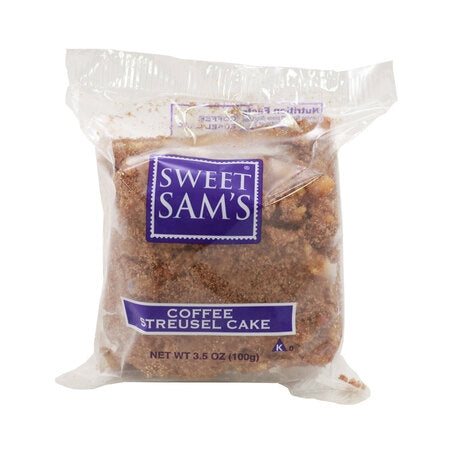 Wholesale Sweet Sam'S Case Individually Wrapped Streusel Coffee Cake- Bulk