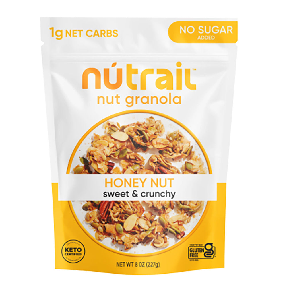Wholesale Nutrail Nut Granola Honey Nut 8 Oz Pouch- Bulk