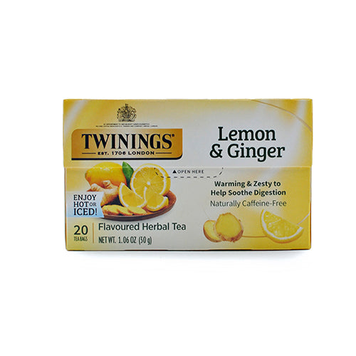Wholesale Twinings Tea Twining Lemon Ginger 20ct- Bulk