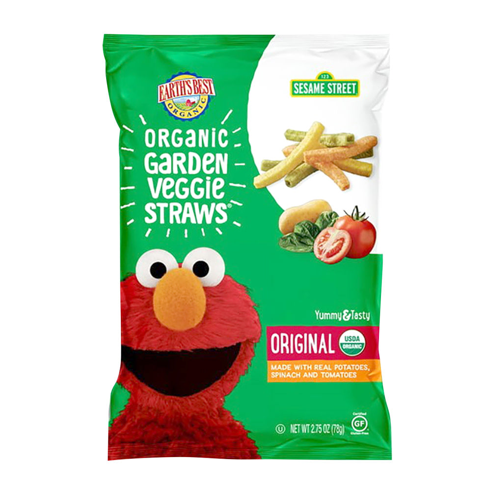 Wholesale Earth'S Best Organic Garden Veggie Straws 2.75 Oz Bag- Bulk