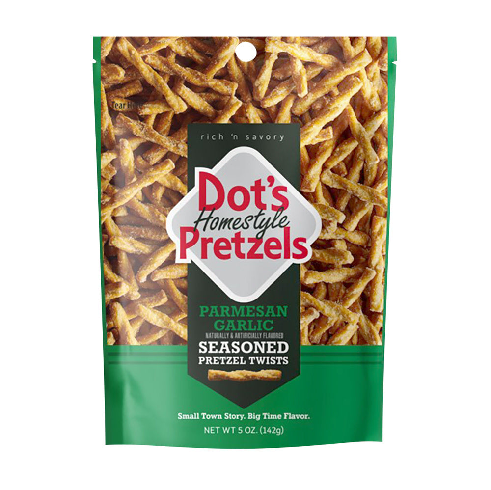 Wholesale Dot’S Pretzels Garlic Parmesan 5 Oz Bag- Bulk