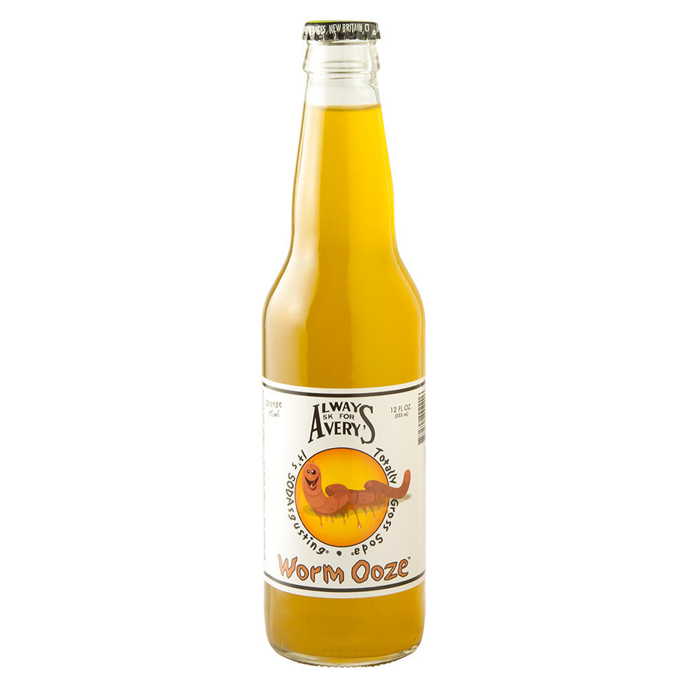 Wholesale Avery'S Worm Ooze Kiwi Orange Soda 12 Oz Bottle- Bulk