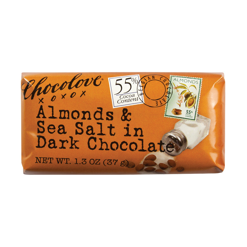 Wholesale Chocolove Almonds & Sea Salt In Dark Chocolate Mini 1.3 Oz Bar- Bulk