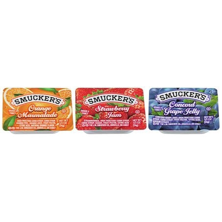 Wholesale Smuckers Case Assorted Jelly Cups- Bulk