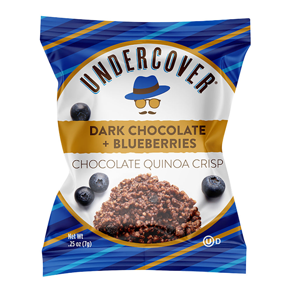 Undercover Quinoa Mini Dark Chocolate + Blueberries 0.25 Oz Bag